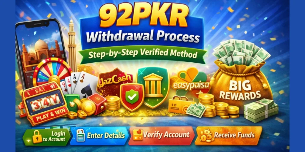 92PKR Withdrawal Process