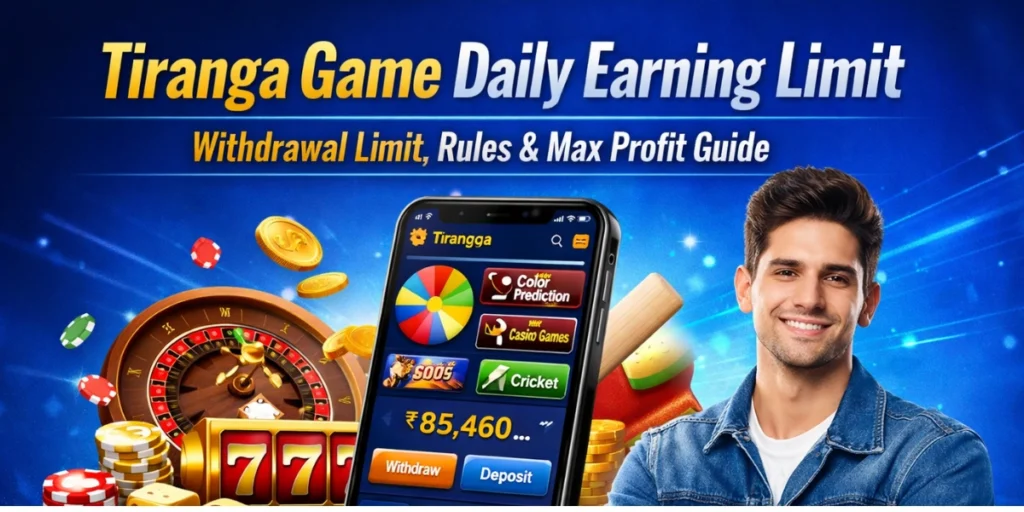 Tiranga Game Daily Earning Limit